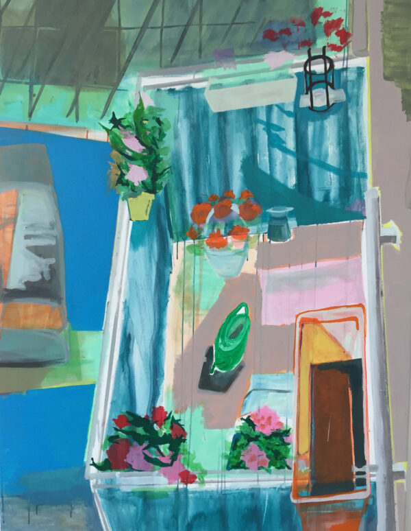 Balkon_18-Acryl/Öl auf-Lw-160x120cm-2018
